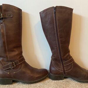 Eric Michael Montana knee-high brown leather boots - 39 (8.5)